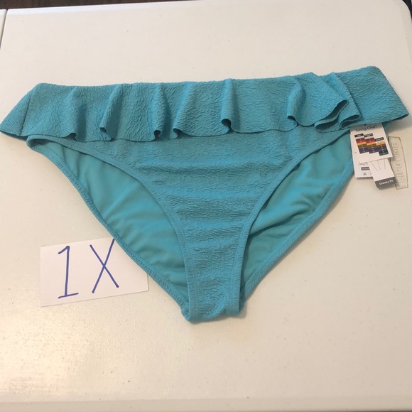 Time & Tru Bikini Bottoms 1X, 16W-18W - Picture 1 of 9